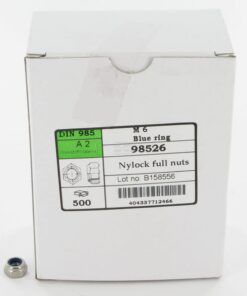 Tuerca hexagonal autoblocante DIN985 M6x1.00, acero inox. A2, Kramp