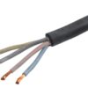 Cable 4x2.5mm², black, rubber, Helukabel 4 Cable 4x2.5mm², black, rubber, Helukabel