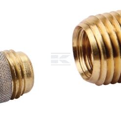 Tobera estándar, doble, chorro plano H14VV 80° 0067 latón TeeJet