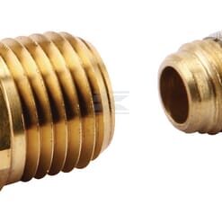 Tobera estándar, doble, chorro plano H14VV 80° 0067 latón TeeJet 3 Tobera estándar, doble, chorro plano H14VV 80° 0067 latón TeeJet
