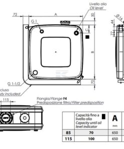 Kit de depósito 115L 650x650 + Monosoporte