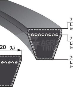 Correa trapezoidal 20x7100, Optibelt