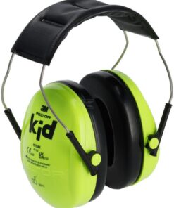 Orejeras para niños 27dB, verde neón