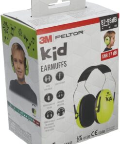 Orejeras para niños 27dB, verde neón 3 Orejeras para niños 27dB, verde neón
