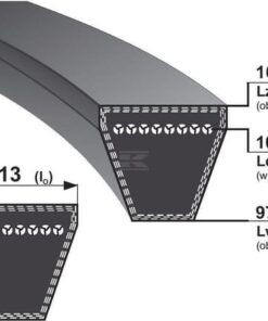 V-belt HA Optibelt, 1950mm