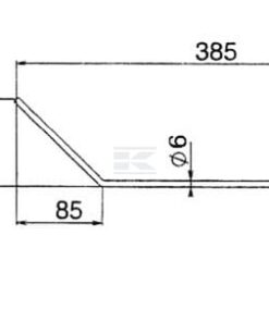 Púa 6 mm p/Hatzenbischler 3 Púa 6 mm p/Hatzenbischler