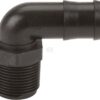 Boquilla de manguera 1" macho NPT x 1" 90°