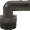 Boquilla de manguera 2" macho NPT x 1 1/2" 90°