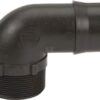 Boquilla de manguera 2" macho NPT x 2" 90°