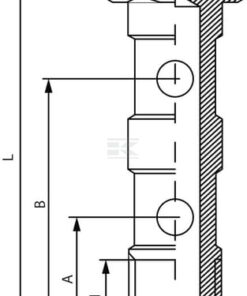 Tornillo hueco doble para Banjo