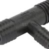 Conector de manguera en T 3/4"x3/4"x1/2" 2 Conector de manguera en T 3/4"x3/4"x1/2"