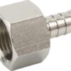 Empalme para mangueras y rosca hembra, 10 mm x 1/2"