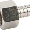 Empalme para mangueras y rosca hembra, 12 mm x 1/2"