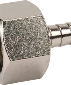 Empalme para mangueras y rosca hembra, 8 mm x 1/2"