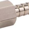 Empalme para mangueras y rosca hembra, 8 mm x 1/4" 6 Empalme para mangueras y rosca hembra, 8 mm x 1/4"