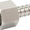 Empalme para mangueras y rosca hembra, 9 mm x 3/8"