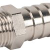 Racor empalme manguera rosca macho BSPP 12 mm x 1/4"