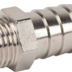 Racor empalme manguera rosca macho BSPP 12 mm x 1/4"