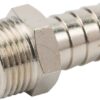 Racor empalme manguera rosca macho BSPP 12 mm x 3/8" 6 Racor empalme manguera rosca macho BSPP 12 mm x 3/8"