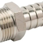 Racor empalme manguera rosca macho BSPP 12 mm x 3/8"