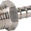 Racor empalme manguera rosca macho BSPP 6 mm x 1/4"