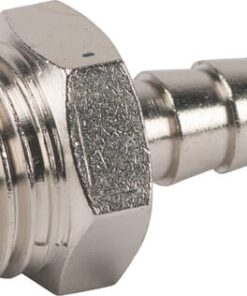 Racor empalme manguera rosca macho BSPP 6 mm x 1/4"
