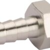 Racor empalme manguera rosca macho BSPP 6 mm x 1/8"