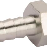 Racor empalme manguera rosca macho BSPP 6 mm x 1/8"