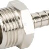 Racor empalme manguera rosca macho BSPP 8 mm x 1/2"