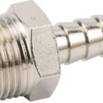 Racor empalme manguera rosca macho BSPP 8 mm x 3/8"