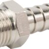 Racor empalme manguera rosca macho BSPP 9 mm x 1/4"