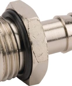 Racor empalme manguera rosca macho BSP con tórica 12 mm x 1/2"