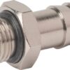 Racor empalme manguera rosca macho BSP con tórica 12 mm x 1/4"