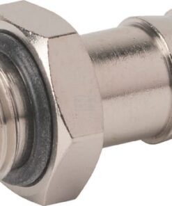 Racor empalme manguera rosca macho BSP con tórica 12 mm x 1/4"