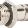Racor empalme manguera rosca macho BSP con tórica 17 mm x 1/2"