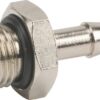 Racor empalme manguera rosca macho BSP con tórica 7 mm x 1/4"