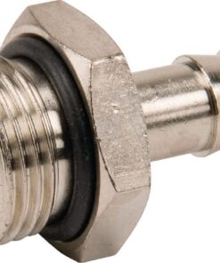 Racor empalme manguera rosca macho BSP con tórica 9 mm x 3/8"