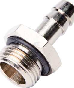 Racor empalme manguera rosca macho BSP con tórica 9 mm x 3/8"