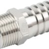 Racor empalme manguera rosca macho BSPT 16 mm x 3/8"