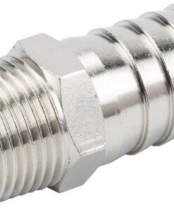 Racor empalme manguera rosca macho BSPT 14 mm x 3/8