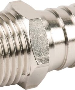 Racor empalme manguera rosca macho BSPT 18 mm x 1/2"
