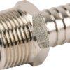 Racor empalme manguera rosca macho BSPT 18 mm x 3/4" 3 Racor empalme manguera rosca macho BSPT 18 mm x 3/4"