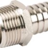 Racor empalme manguera rosca macho BSPT 25 mm x 1"