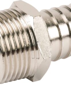 Racor empalme manguera rosca macho BSPT 25 mm x 1"