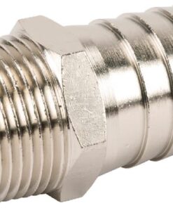 Racor empalme manguera rosca macho BSPT 25 mm x 3/4"