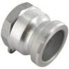 Acoplamiento Camlock tipo A 2" rosca hembra, acero inox.