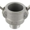 Camlock Tipo B 1" rosca macho, acero inoxidable