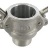 Camlock Tipo B 1" rosca macho, aluminio