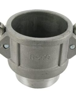 Camlock Tipo B 2" rosca macho, aluminio