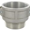 Camlock Tipo B 3" rosca macho, aluminio